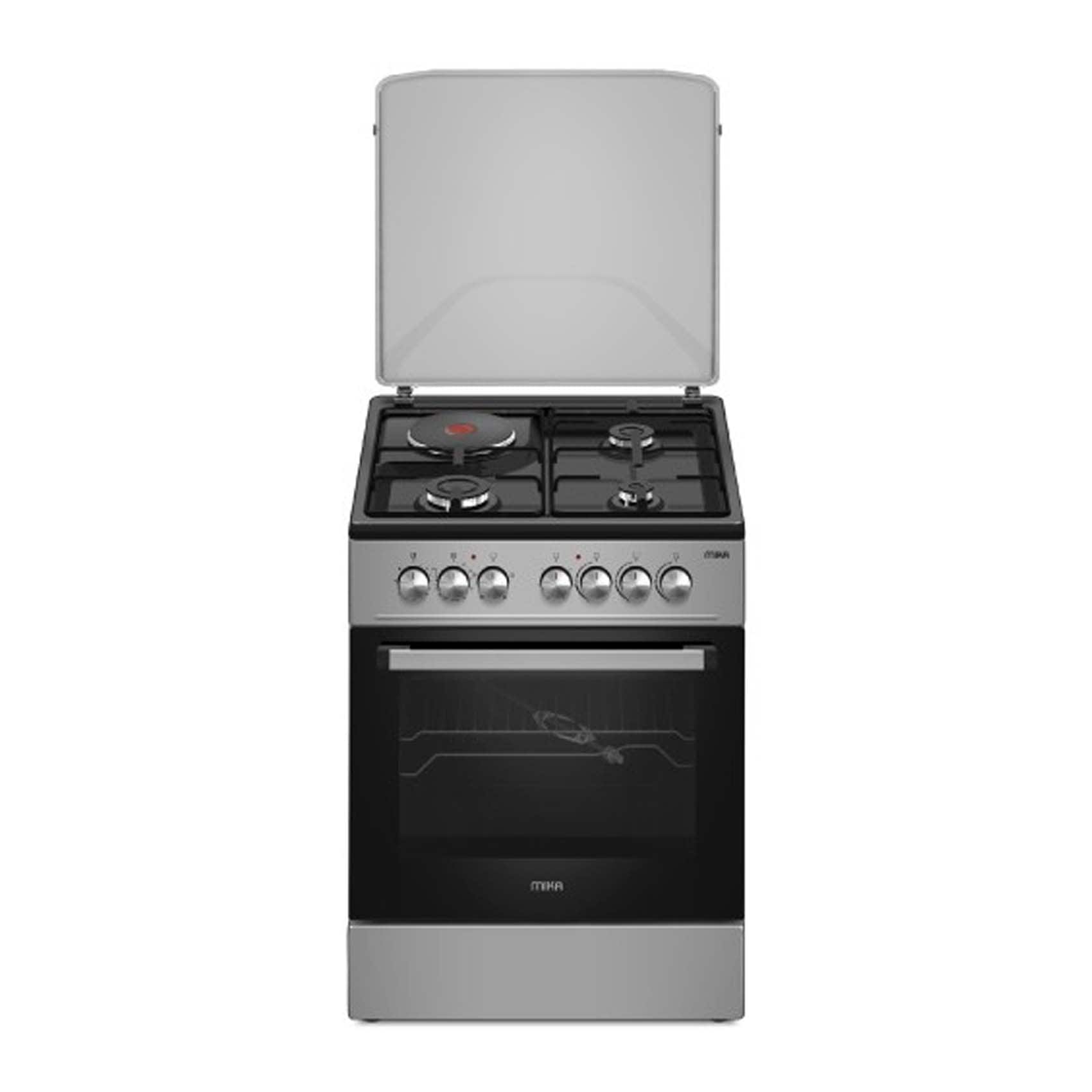 Mika MST5060U31PSB Cooker 3G+1E Silver