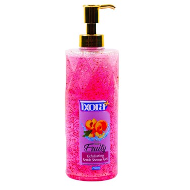 Ixora Exfoliating Shower Gel Peach 750Ml