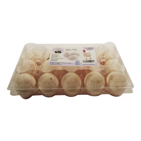 Purle Lux White Eggs 15 Pieces