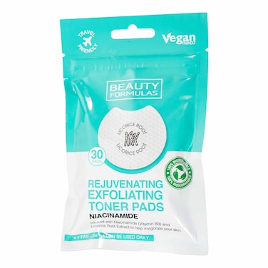 Beauty Formulas Toner Pad Vegan 30S