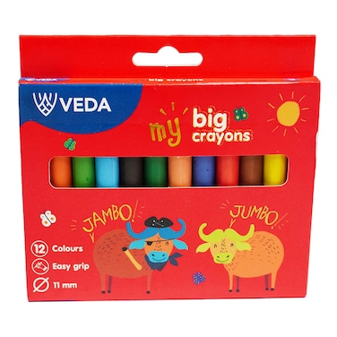 Veda My Big Crayons CR-L12A 12Colors