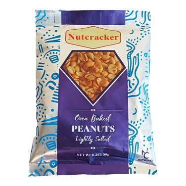 Nutcracker Roasted &amp; Salted Peanuts 80G