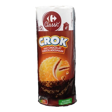 Carrefour Biscuits Filled With Chocolate+
