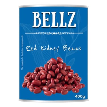 Bellz Canned Red Kidney Beans 400G