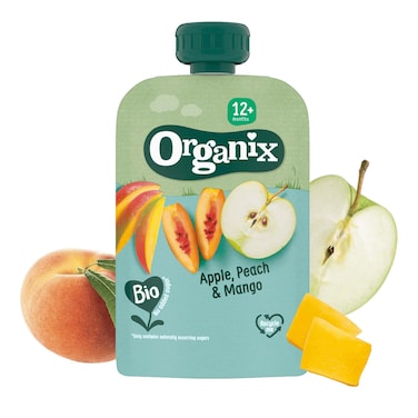 Organix Apple Peach &amp; Mango 100G