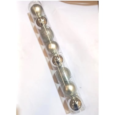 Pecker Silver 8Pieces Chrismas Ball