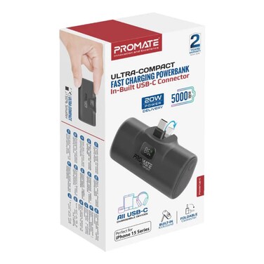 Promate Compact 20W Usb-C Powerbank
