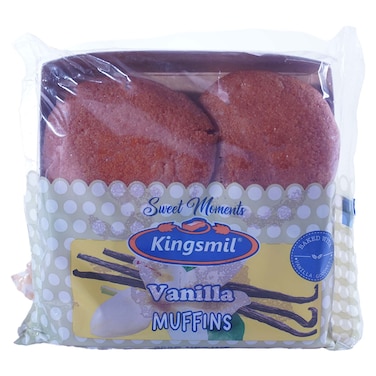 Kingsmil Vanilla Muffins 4 Pieces 200G