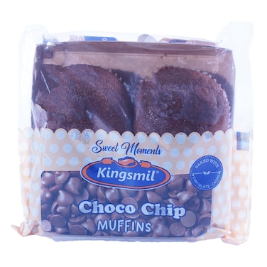 Kingsmil Choco Chip Muffins 4 Pieces 200G