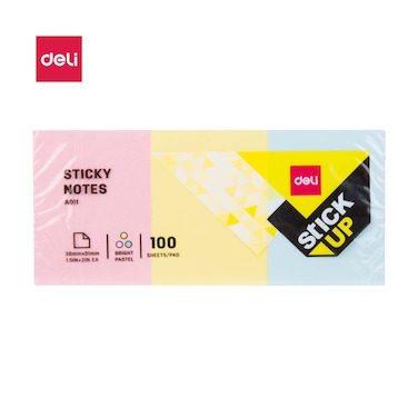 DELI STICKUP NOTES 2x1.5ASST.CLRS