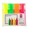 DELI ACCENT HIGHLIGHTER 4PC WALLET