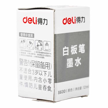 Deli Whiteboard Marking Ink Black
