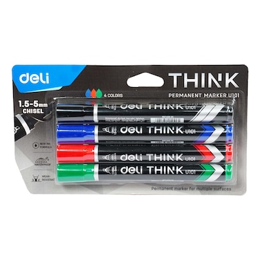 Deli Permanent Marker Blister-Pack