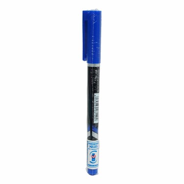 Deli Double-Tip Prmanent Marker Blue