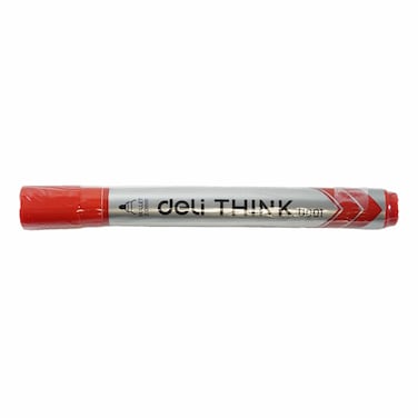 Deli Whiteboard Bullet Marker Red