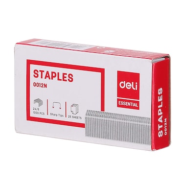 DELI E0012N STAPLES 24/6 - 1000's