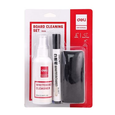 Deli E7839 Whiteboard Cleaning Set