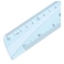 DELI RULER 30CM TRANSPARENT BLUE