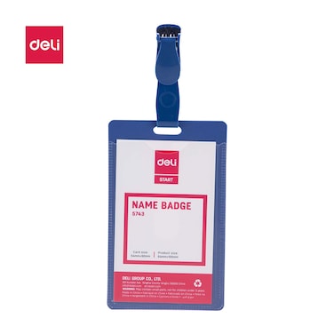 DELI E5743 HARD NAME BADGE VERTICAL