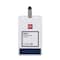 DELI E5757 PVC NAME BADGE VERTICAL