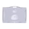 DELI HARD GREY NAME BADGE HORIZNTL