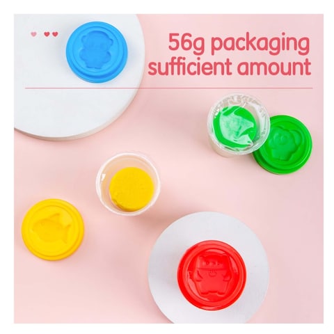 DELI EH700 PLASTICINE 6C PACK 336G