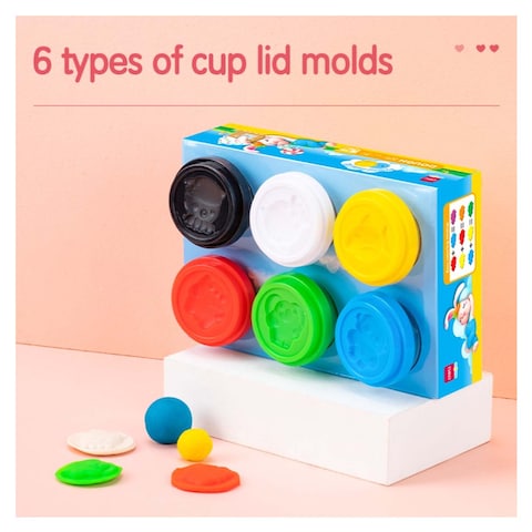 DELI EH700 PLASTICINE 6C PACK 336G