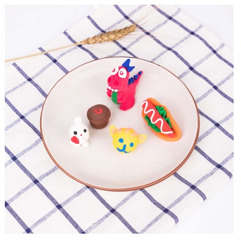 DELI EH700 PLASTICINE 6C PACK 336G