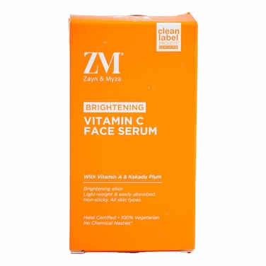 Zayn &amp; Myza Vitamin C Face Serum Vegan 30ml