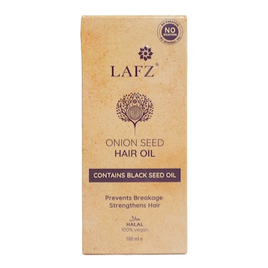 Lafz Onion & Black Seed Hair Oil Vegan 100Ml