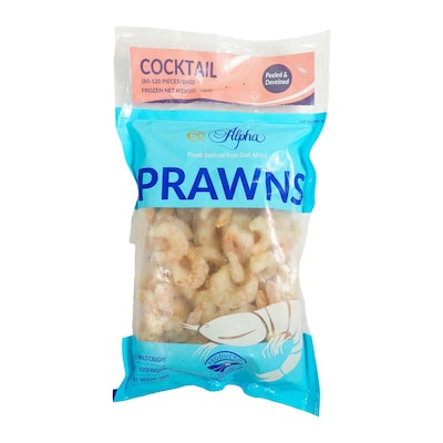 Alpha Prawn Pealed & Deveined C/Tail 500G