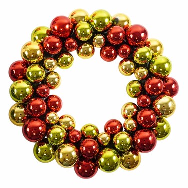 Peker Xmas Door Ring Red/Gold 35cm