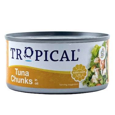 Tropical Tuna Chunk In Oil 170G
