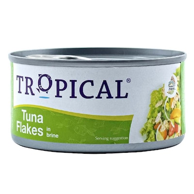 Tropical Tuna Flakes In Brine 170G
