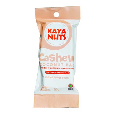 Kaya Cashew Bars Dark Chocolate