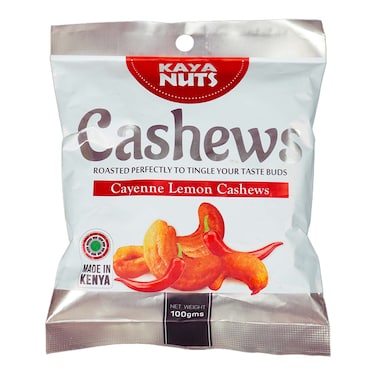Kaya Cayenne Lemon Cashews 100G