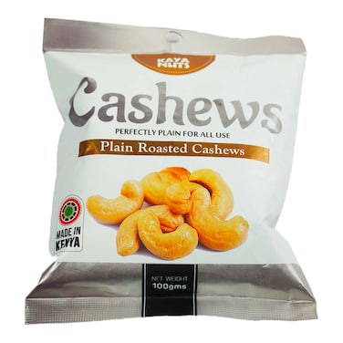 Kaya Plain Roasted Cashews 100G