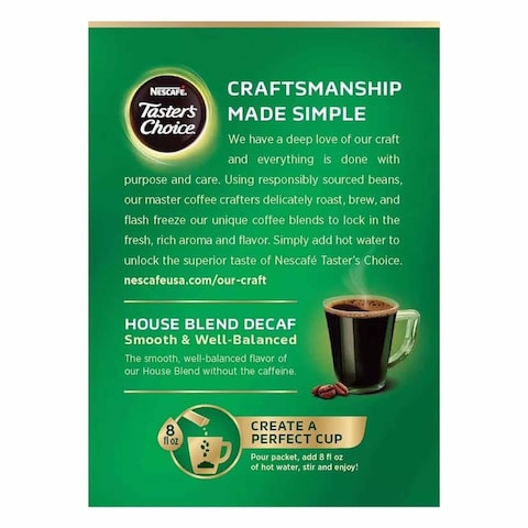 Nescafe Tasters Choice Decaf 16 Packets Instance Coffee 48G