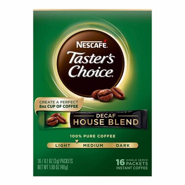 Nescafe Tasters Choice Decaf 16 Packets Instance Coffee 48G