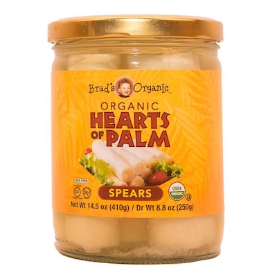 Brad'S Hearts Palm Spears Jar 410G