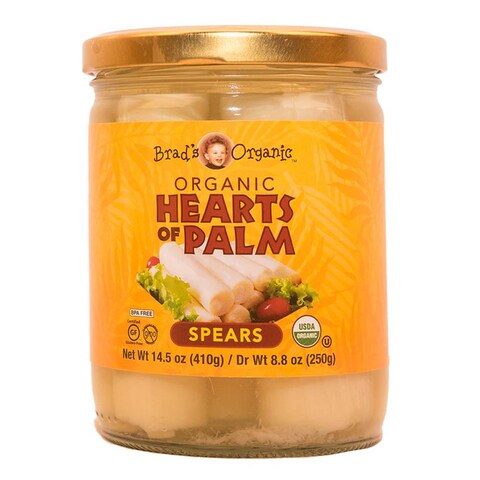 Brad&#39;S Hearts Palm Spears Jar 410G