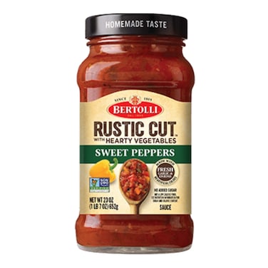 Bertolli Rustic Cut Sweet Pepper With Mushroom 652G