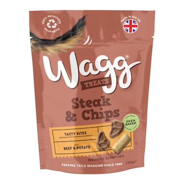 Wagg Dog Treats Steaklets 125G
