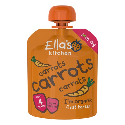 Ella&#39;S Kitchen First Taste Carrots 70G