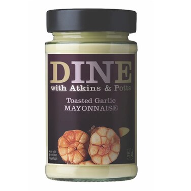 Atkins &amp; Potts Toasted Garlic Mayonnaise 175G