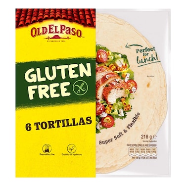 Old El Paso Gluten F Tortillas 216G
