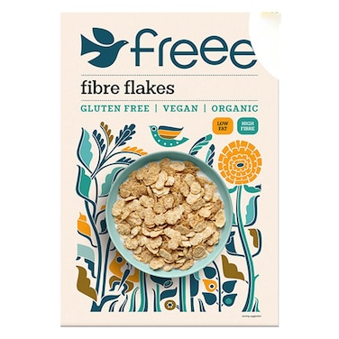 Doves Farm Free Organic Fibre Flakes 375G