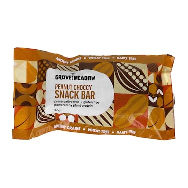Grove & Meadow Peanut Choccy Bar 30G