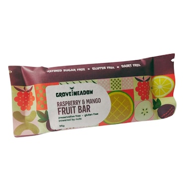 Grove&amp;Meadow Raspberry &amp;Mango Fruit Bar 8P