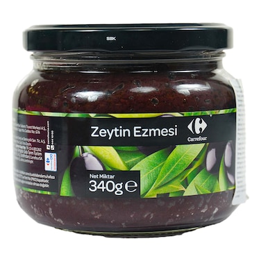 Carrefour Black Olive Paste 340G